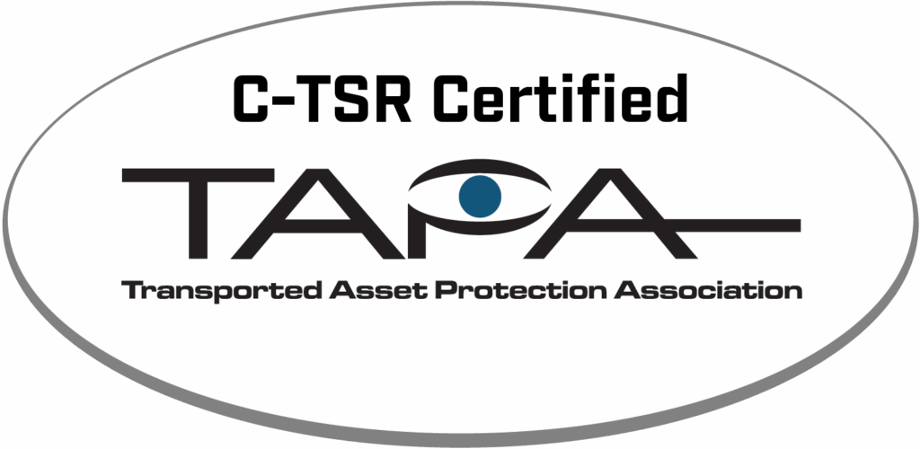 Certification TAPA-TSR-1 Certification TAPA-TSR-1